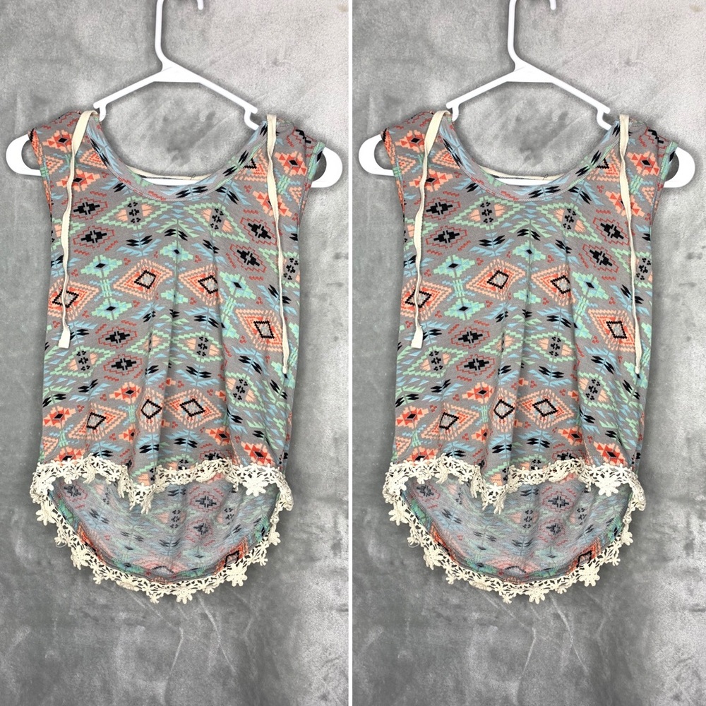 Hooded Tank with Fun Design